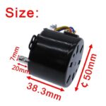 6W Egg Turning Motor 50KTYZ AC Motor 220V CW/ CCW 2.5rpm Mini Synchronous Motor 6W with Gear for Automatic Incubator - Image 2