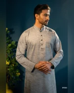 Classic Solid Panjabi - Image 2