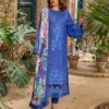 Unstitched 3Pc Embroidered Luxury Lawn Dress GullJee Sophie 108