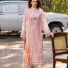 Unstitched 3Pc Embroidered Luxury Lawn Dress GullJee Sophie 109