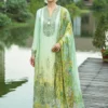 Unstitched 3 Piece Luxury Embroidered Lawn Dress Mushq Solace Unione